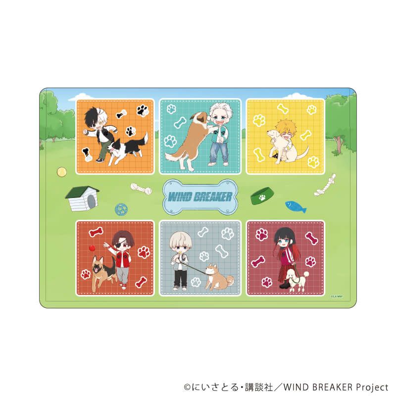 キャラクリアケース「TVアニメ『WIND BREAKER』」01/犬ver.(グラフアートイラスト)