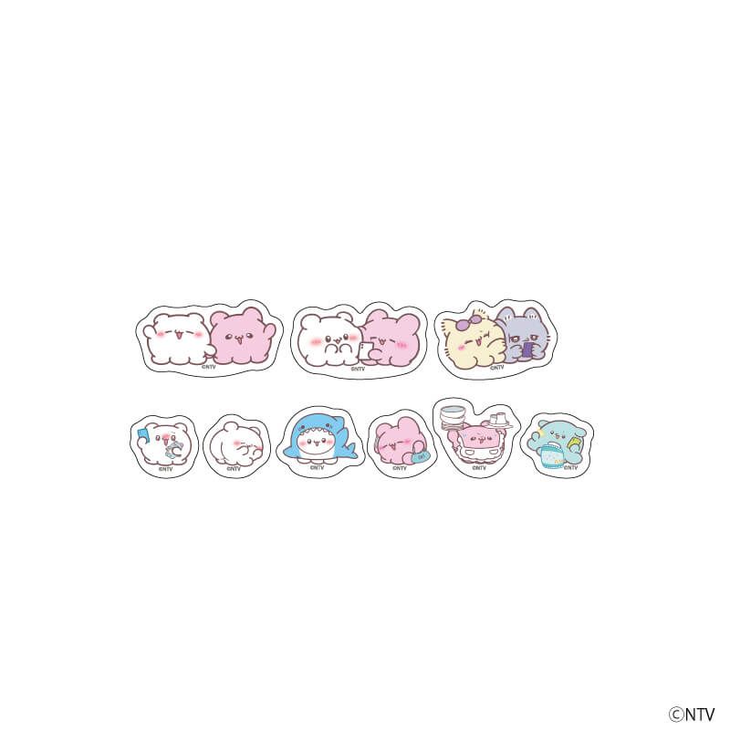 フレークシール(9種セット)「らぶいーず」02/集合デザインB(公式イラスト)