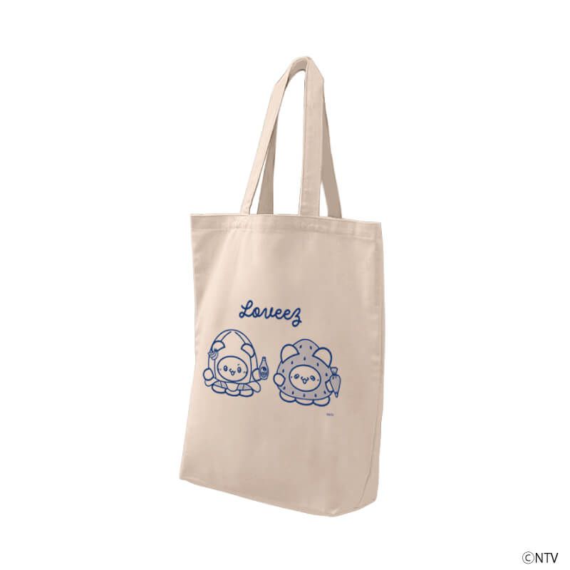 キャラトートバッグ「らぶいーず」01/すもっぴ＆ぴょんちー クレープver.(描き下ろしイラスト)