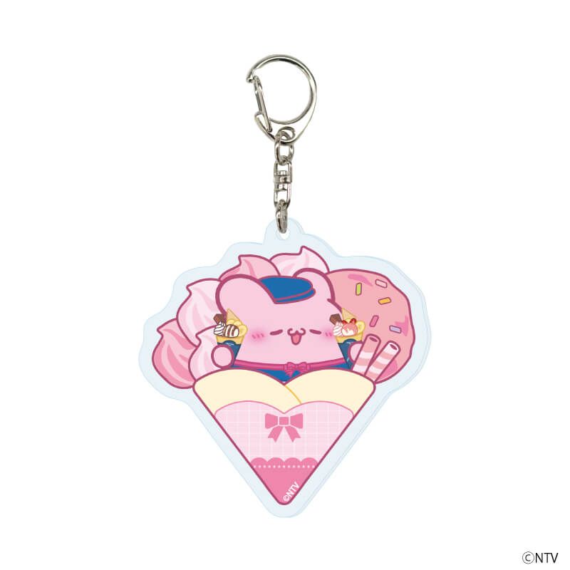 アクリルキーホルダー「らぶいーず」03/クレープver. ブラインド(10種)(描き下ろしイラスト)