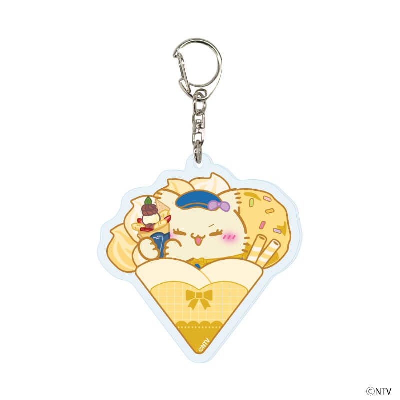 アクリルキーホルダー「らぶいーず」03/クレープver. ブラインド(10種)(描き下ろしイラスト)