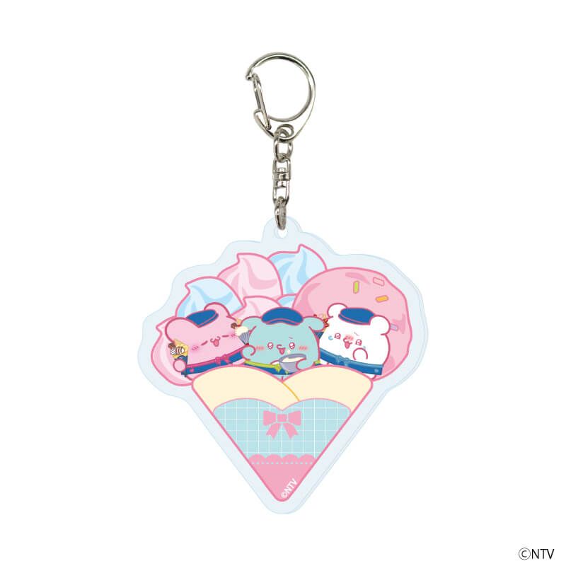 アクリルキーホルダー「らぶいーず」03/クレープver. ブラインド(10種)(描き下ろしイラスト)