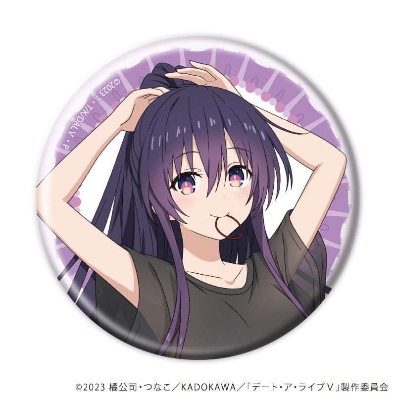 缶バッジ「デート・ア・ライブⅤ」01/ブラインド(6種)(描き下ろしイラスト)