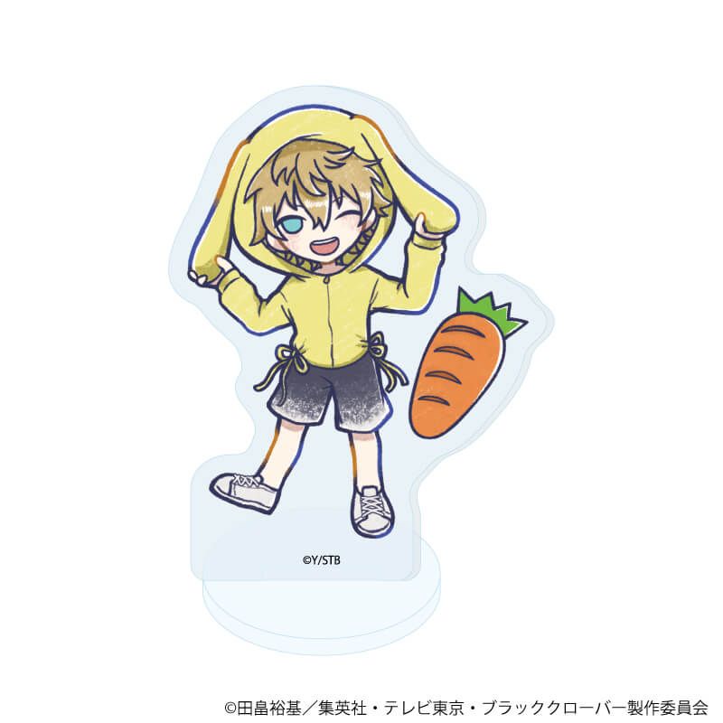 アクリルぷちスタンド「ブラッククローバー」19/アニマルパーカーver. コンプリートセット(全10種)(グラフアートイラスト)