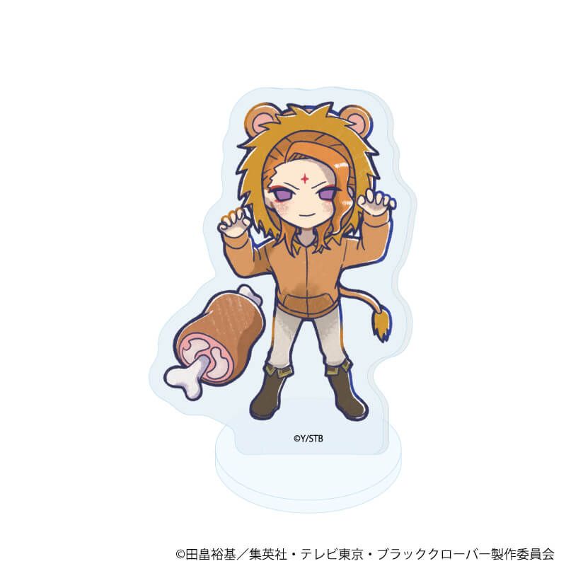 アクリルぷちスタンド「ブラッククローバー」19/アニマルパーカーver. コンプリートセット(全10種)(グラフアートイラスト)