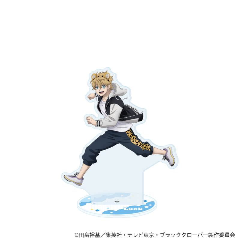 アクリルスタンド「ブラッククローバー」27/ラック ケモミミカチューシャver.(描き下ろしイラスト)