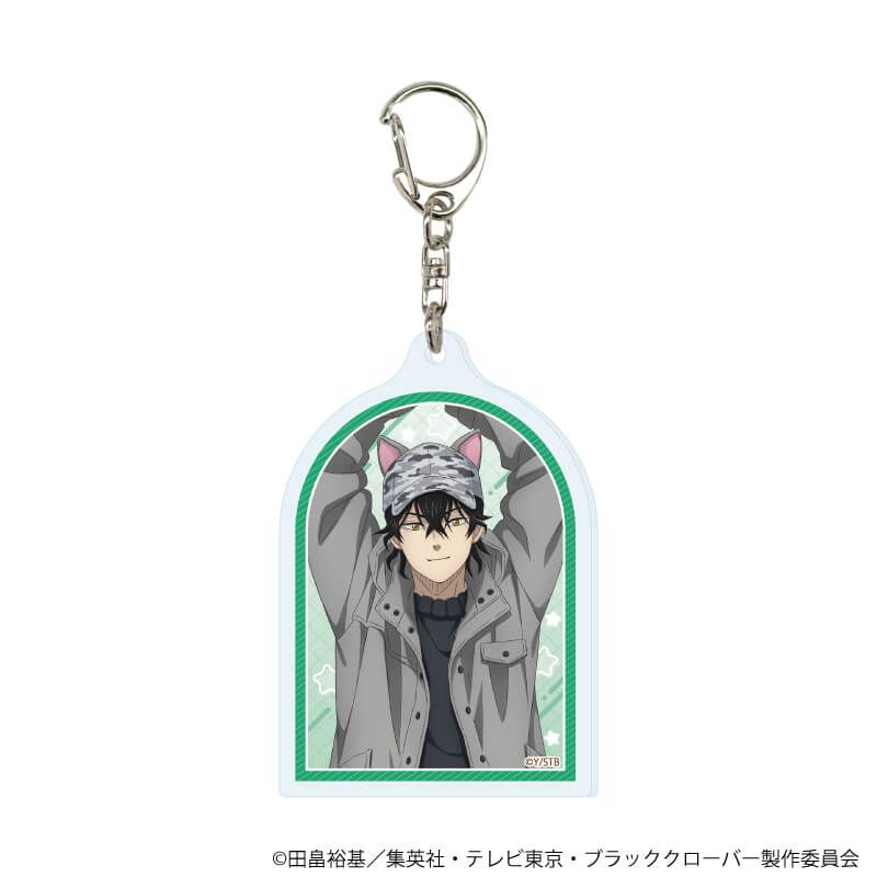 アクリルキーホルダー「ブラッククローバー」05/ケモミミカチューシャver. コンプリートセット(全5種)(描き下ろしイラスト)