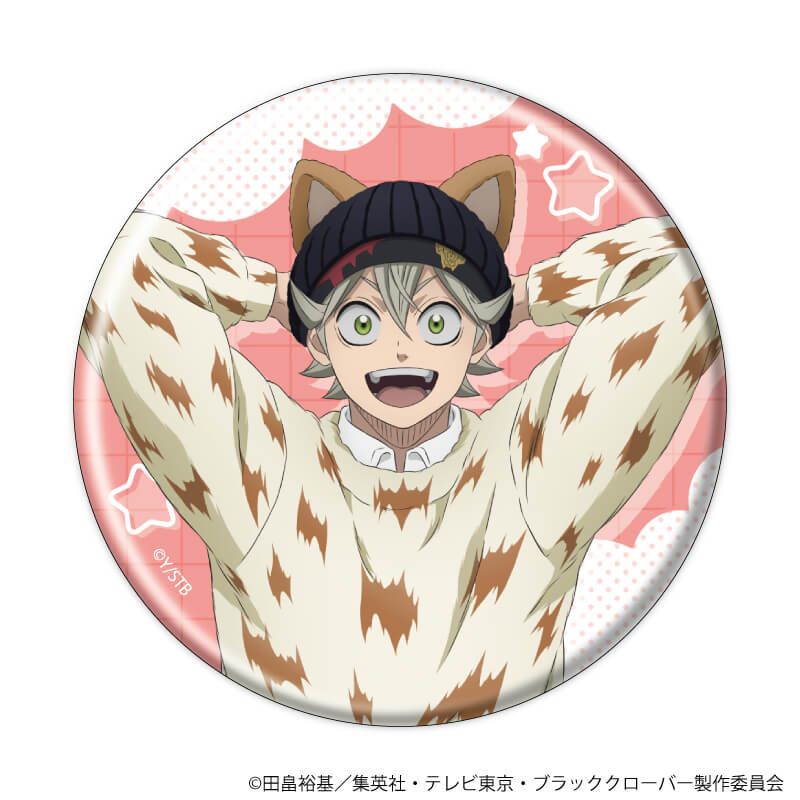 缶バッジ「ブラッククローバー」24/ケモミミカチューシャver. コンプリートセット(全10種)(描き下ろしイラスト)