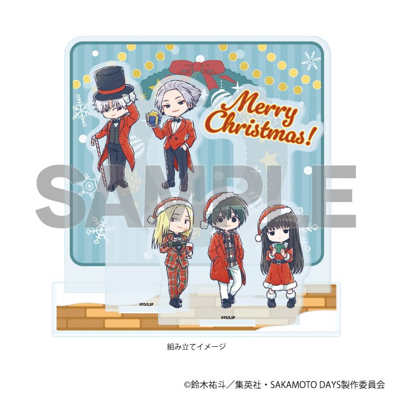 プレミアム アクリルジオラマプレート「SAKAMOTO DAYS」12/デザインB クリスマスver.(グラフアートイラスト)