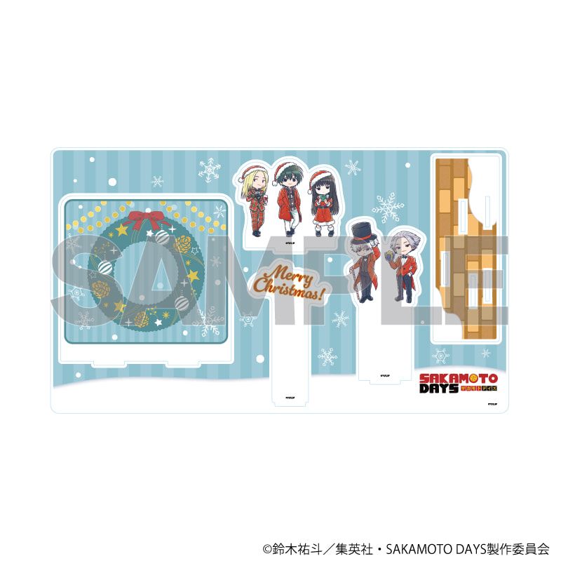 プレミアム アクリルジオラマプレート「SAKAMOTO DAYS」12/デザインB クリスマスver.(グラフアートイラスト)