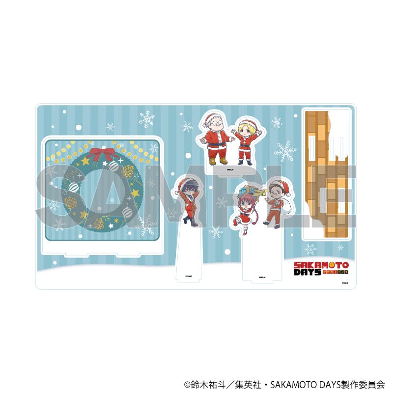 プレミアム アクリルジオラマプレート「SAKAMOTO DAYS」11/デザインA クリスマスver.(グラフアートイラスト)