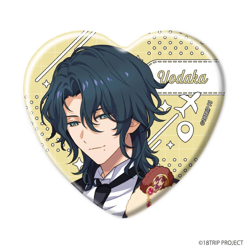 ハート型缶バッジ『18TRIP』02/コンプリートセット(全10種)(公式イラスト)