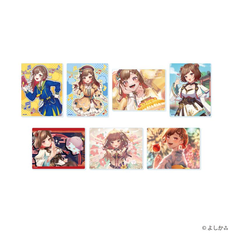 アクリルカード「よしか⁂」01/ブラインド(7種)(公式&描き起こしイラスト)