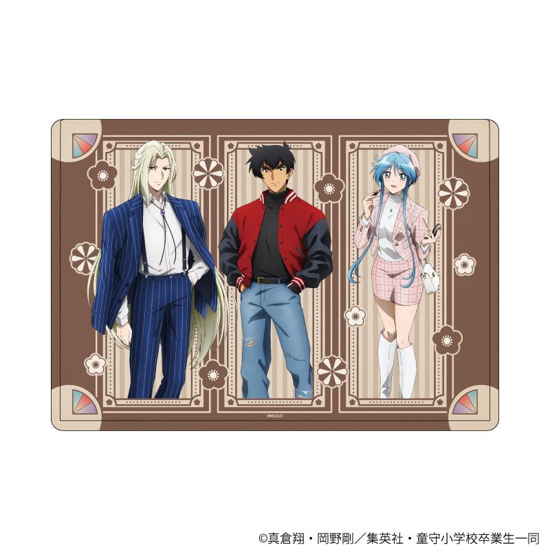 キャラクリアケース「アニメ『地獄先生ぬ～べ～』」03/集合デザイン　レトロファッションver.(描き下ろしイラスト)