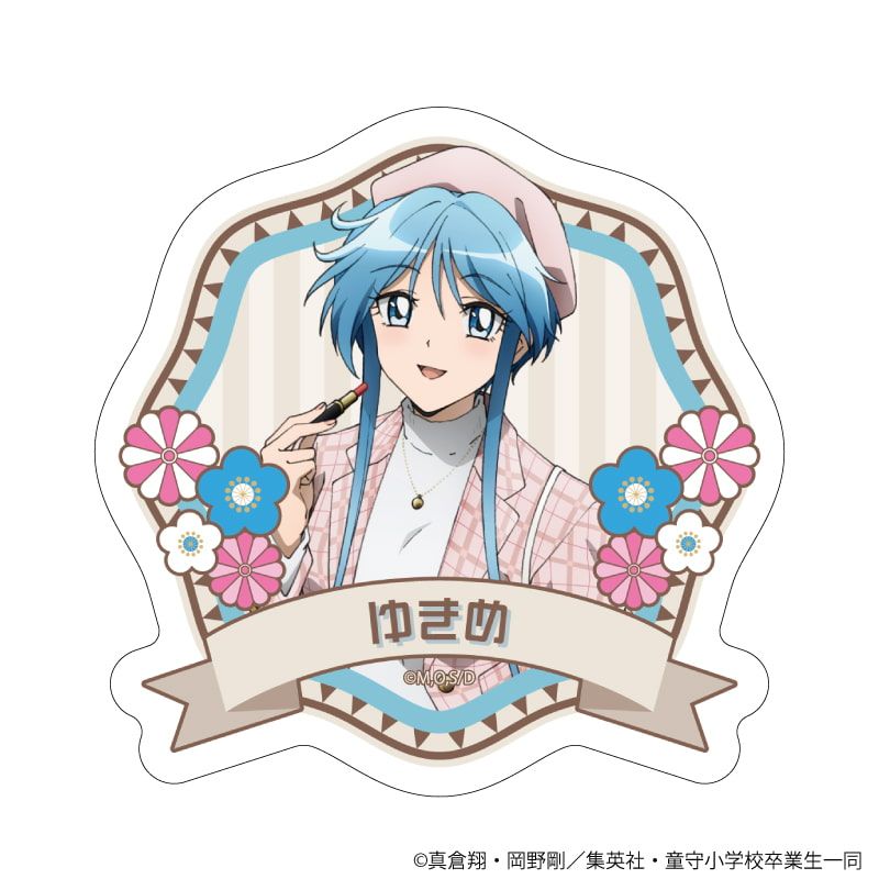 ダイカットスマホステッカー「アニメ『地獄先生ぬ～べ～』」03/ゆきめ　レトロファッションver.(描き下ろしイラスト)