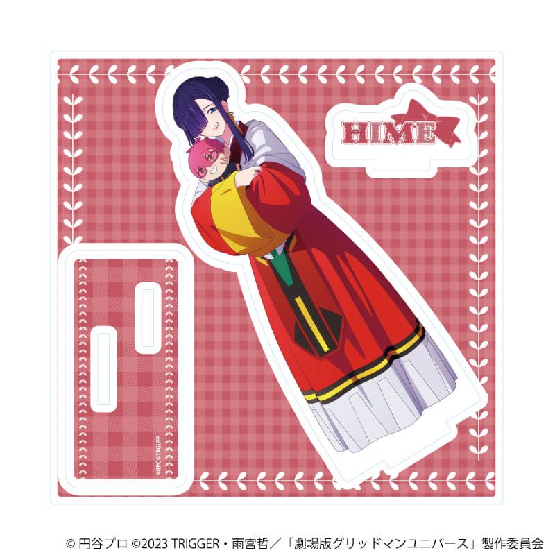 アクリルスタンドプレート「グリッドマンユニバース」34/ひめ ぬいぐるみと一緒ver.(描き下ろしイラスト)