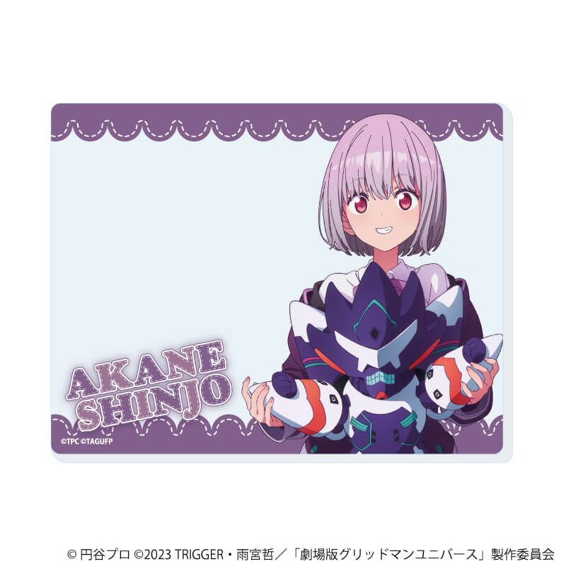 アクリルカード「グリッドマンユニバース」25/ぬいぐるみと一緒ver. コンプリートセット(全5種)(描き下ろしイラスト)