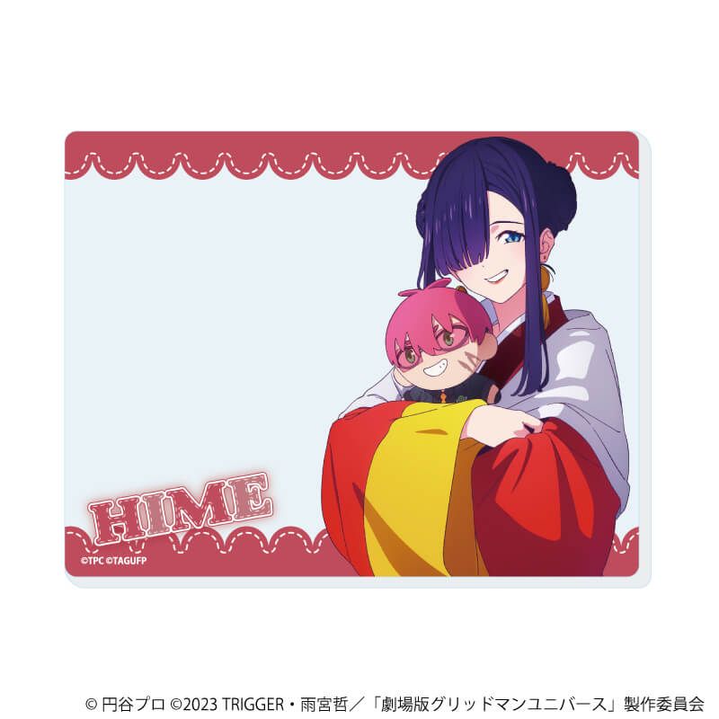 アクリルカード「グリッドマンユニバース」25/ぬいぐるみと一緒ver. ブラインド(5種)(描き下ろしイラスト)