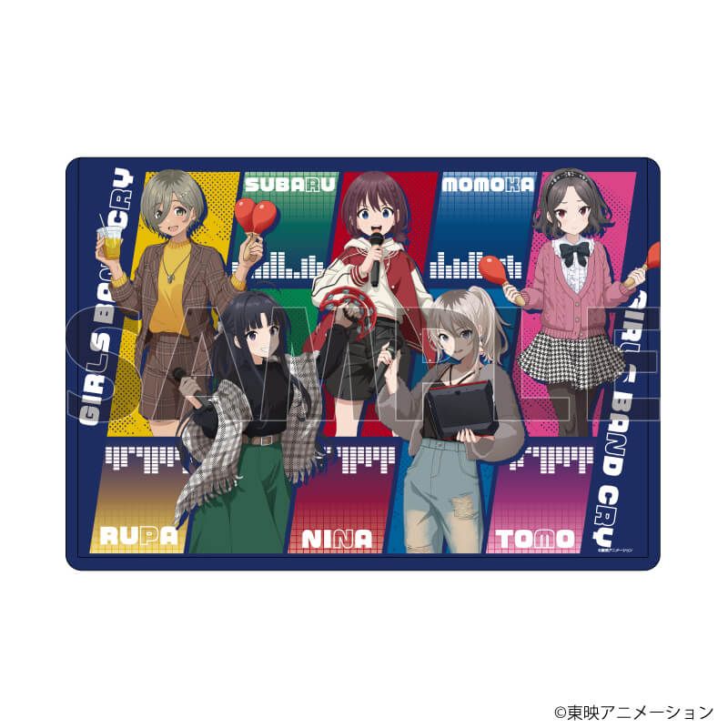 キャラクリアケース「ガールズバンドクライ」02/集合デザイン(描き下ろしイラスト)