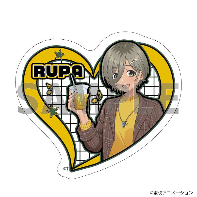 ダイカットスマホステッカー「ガールズバンドクライ」05/ルパ(描き下ろしイラスト)