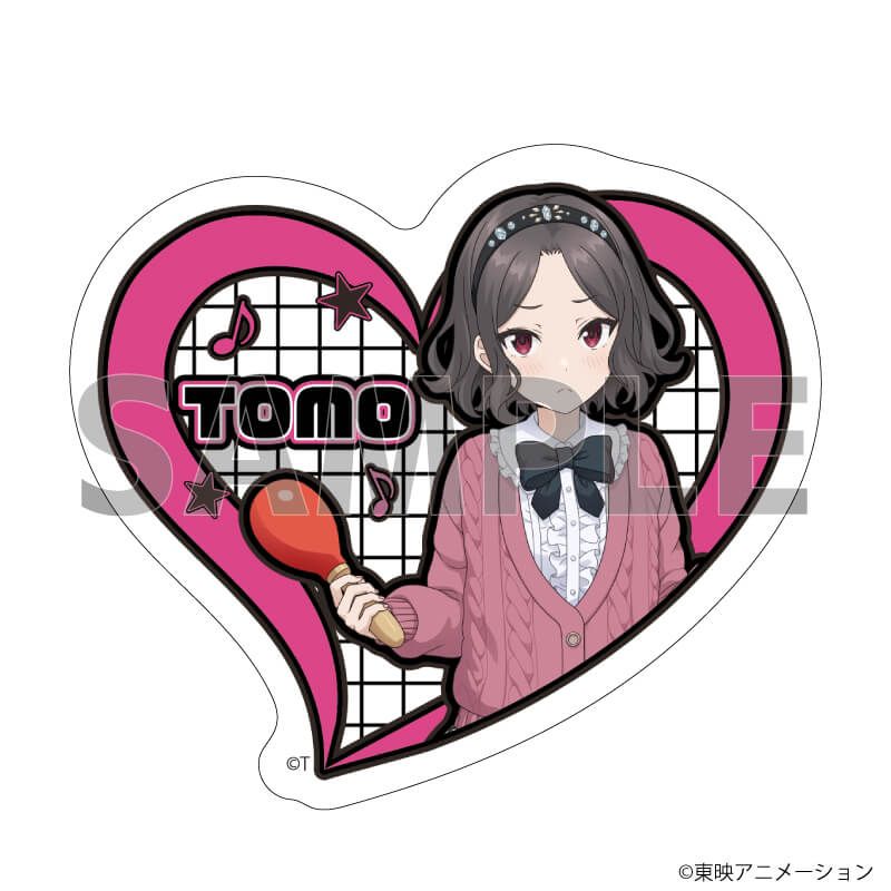 ダイカットスマホステッカー「ガールズバンドクライ」04/海老塚智(描き下ろしイラスト)