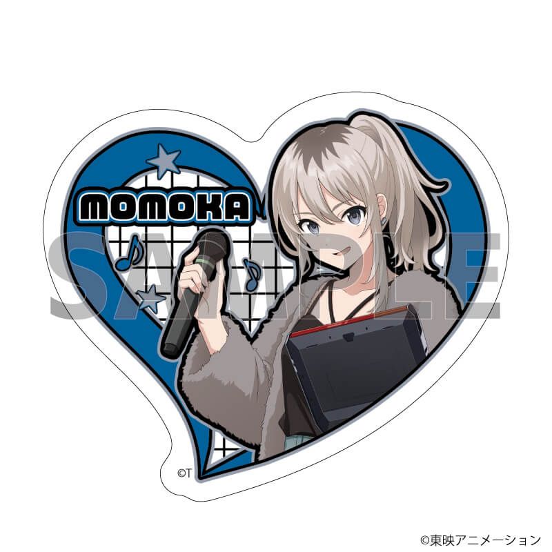 ダイカットスマホステッカー「ガールズバンドクライ」02/河原木桃香(描き下ろしイラスト)