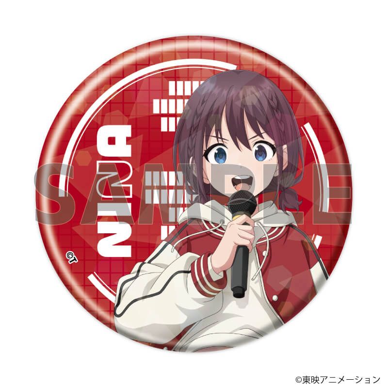 ホログラム缶バッジ(57mm)「ガールズバンドクライ」01/コンプリートセット(全5種)(描き下ろしイラスト)