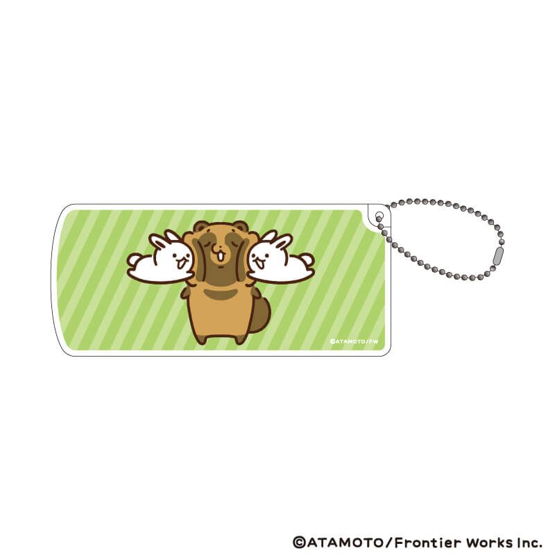 スライド式小物ケース「タヌキとキツネ」03/C(公式イラスト)