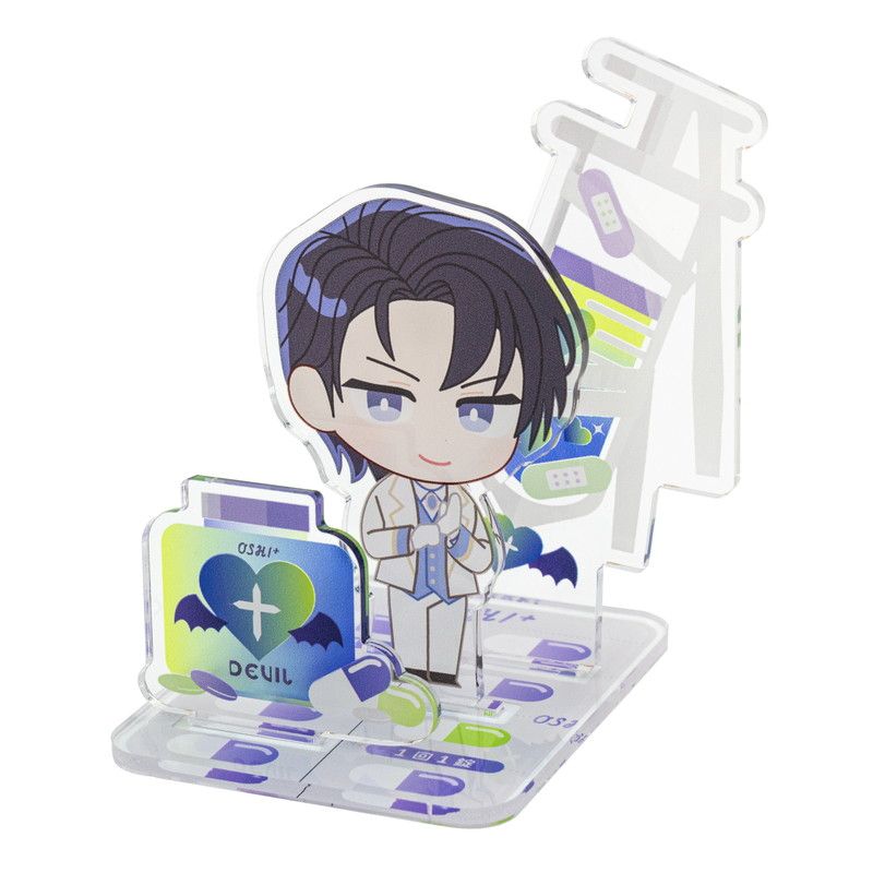 推し活背景ジオラマぷち16/やみかわ(パープル＆グリーン)【推し活】