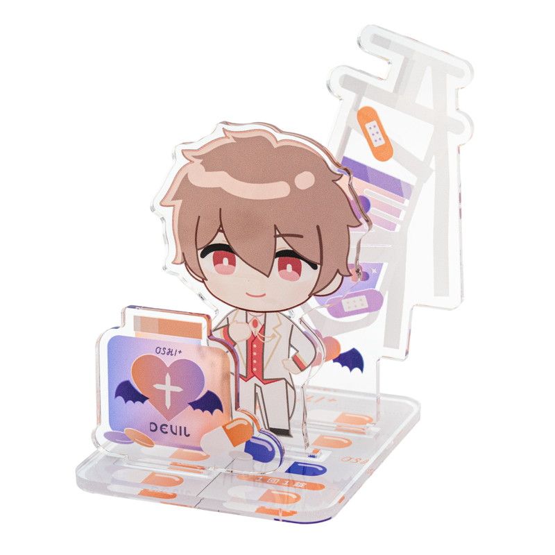 推し活背景ジオラマぷち15/やみかわ(オレンジ＆パープル)【推し活】