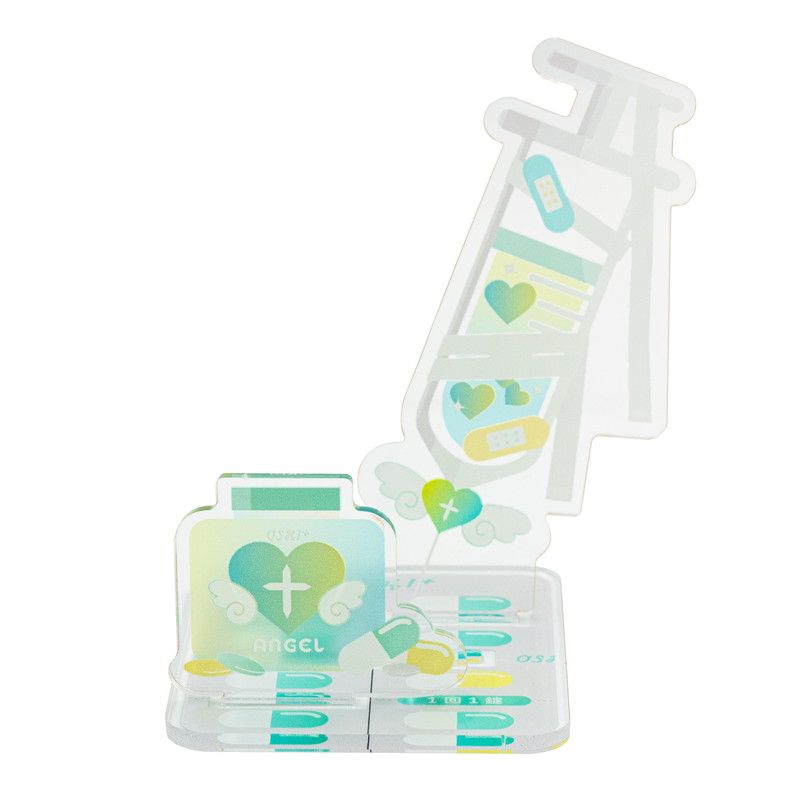 推し活背景ジオラマぷち13/やみかわ(グリーン＆イエロー)【推し活】