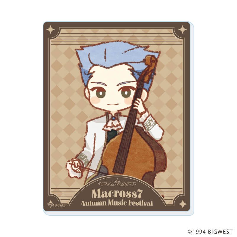 アクリルカード「マクロス7」01/Autumn Music Festival ver. コンプリートセット(全8種)(レトロアートイラスト)