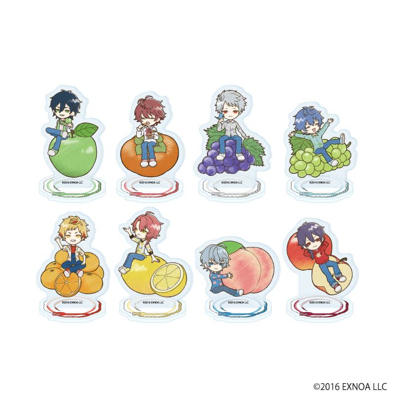 アクリルぷちスタンド「文豪とアルケミスト」20/フルーツver. コンプリートセット(全8種)(グラフアートイラスト)