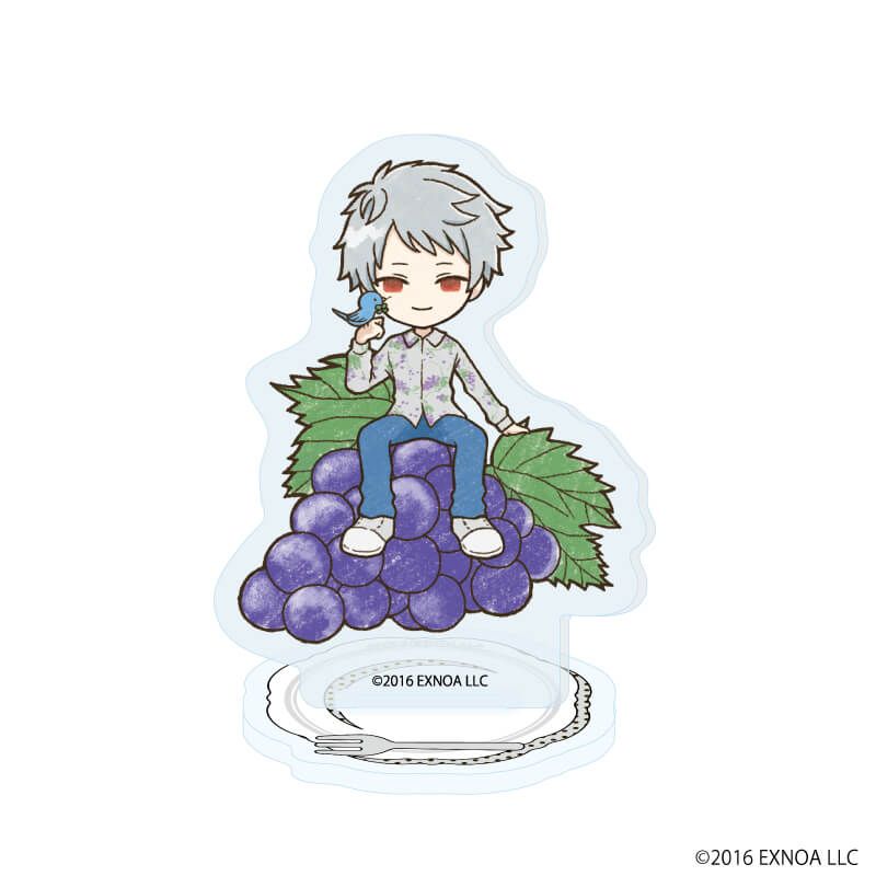 アクリルぷちスタンド「文豪とアルケミスト」20/フルーツver. コンプリートセット(全8種)(グラフアートイラスト)