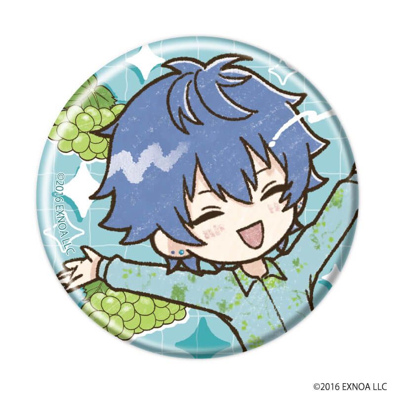 缶バッジ「文豪とアルケミスト」51/フルーツver. コンプリートセット(全8種)(グラフアートイラスト)