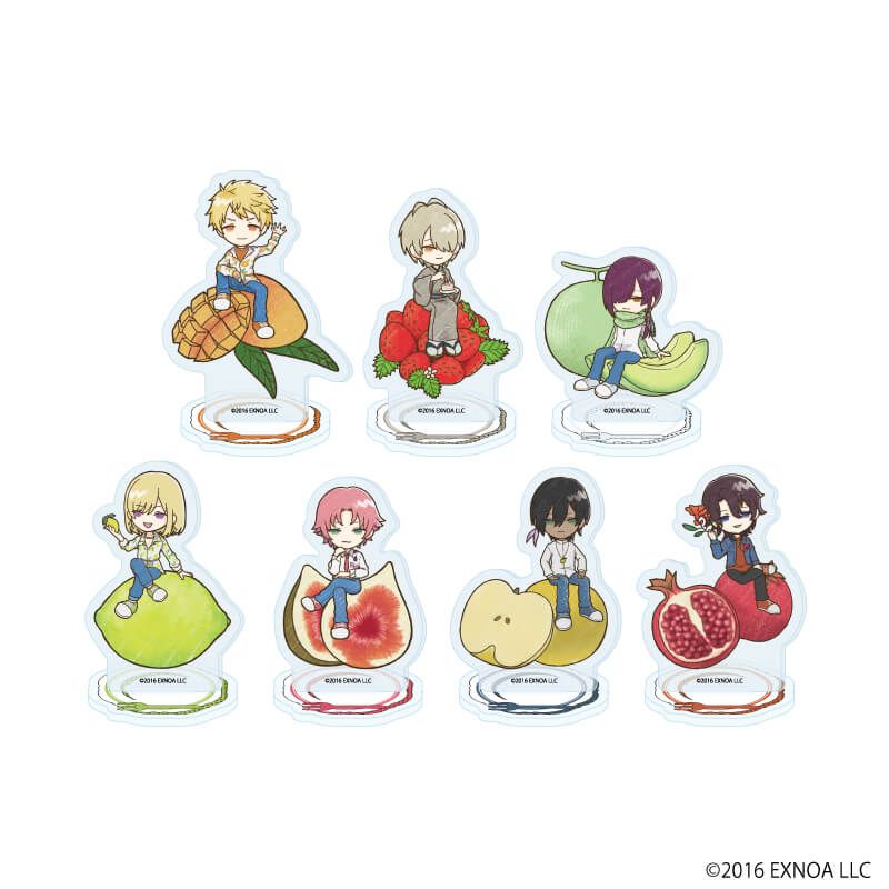 アクリルぷちスタンド「文豪とアルケミスト」21/フルーツver. ブラインド(7種)(グラフアートイラスト)