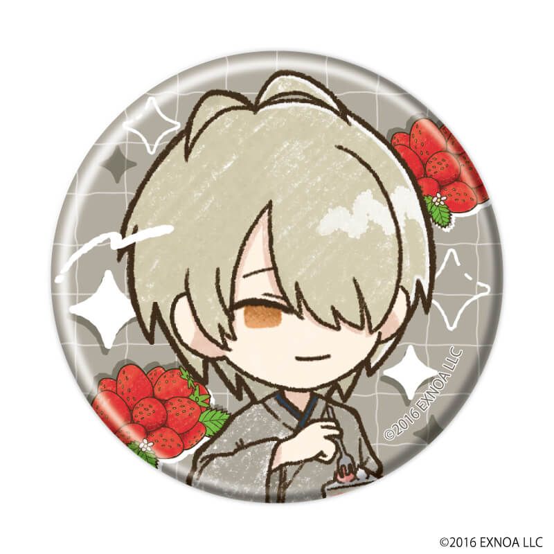 缶バッジ「文豪とアルケミスト」52/フルーツver. ブラインド(7種)(グラフアートイラスト)