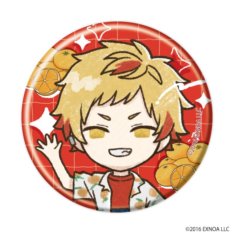 缶バッジ「文豪とアルケミスト」51/フルーツver. ブラインド(8種)(グラフアートイラスト)