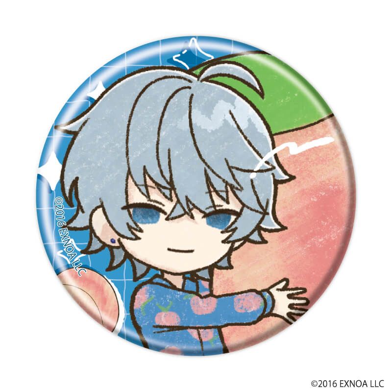 缶バッジ「文豪とアルケミスト」51/フルーツver. ブラインド(8種)(グラフアートイラスト)