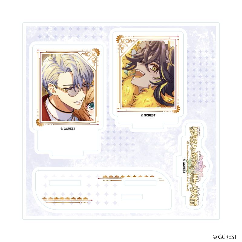 アクリルスタンドプレート「夢職人と忘れじの黒い妖精」52/フォルクス&メル(公式イラスト)