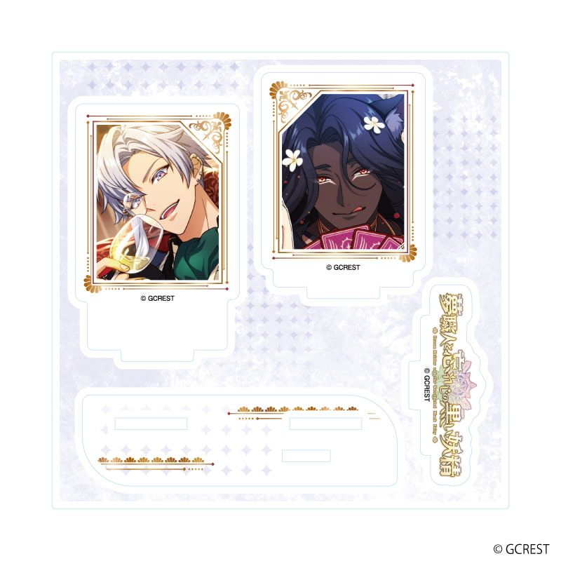 アクリルスタンドプレート「夢職人と忘れじの黒い妖精」51/アデル&ジン(公式イラスト)