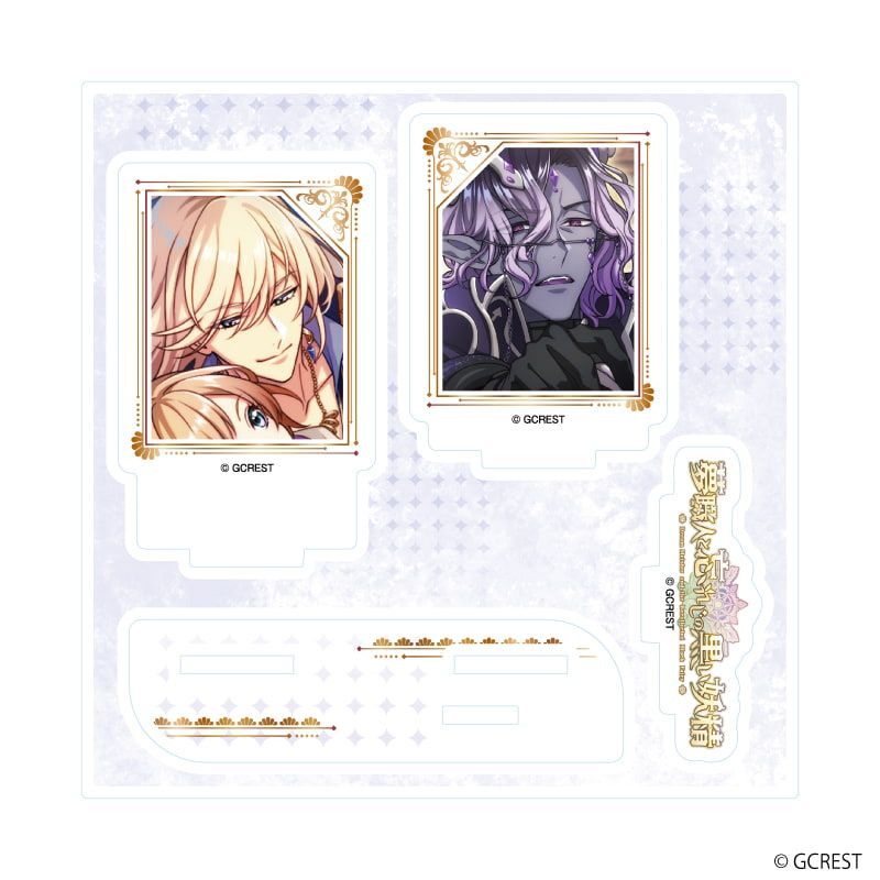 アクリルスタンドプレート「夢職人と忘れじの黒い妖精」50/カナン&ベツェル(公式イラスト)