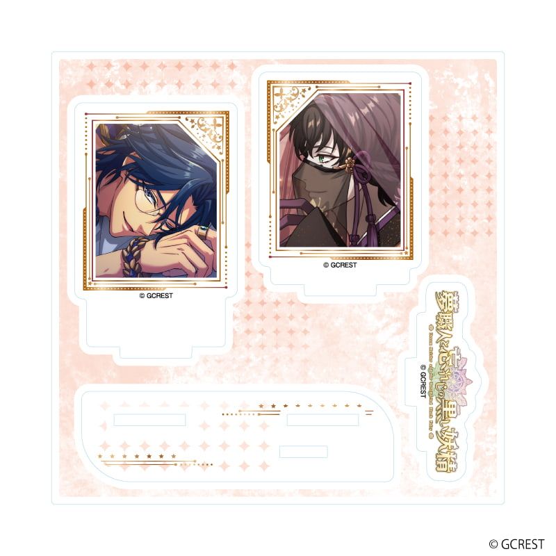 アクリルスタンドプレート「夢職人と忘れじの黒い妖精」44/スズカ&イオリ(公式イラスト)