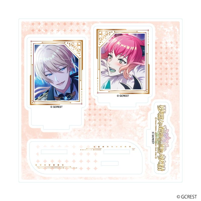 アクリルスタンドプレート「夢職人と忘れじの黒い妖精」43/ヒース&プラオ(公式イラスト)