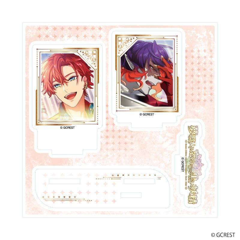 アクリルスタンドプレート「夢職人と忘れじの黒い妖精」42/ケント&ゴースト(公式イラスト)