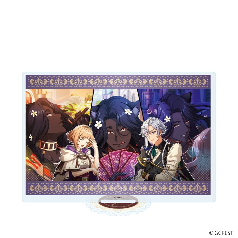 アクリルスタンド「夢職人と忘れじの黒い妖精」80/アデル&ジン(公式イラスト)