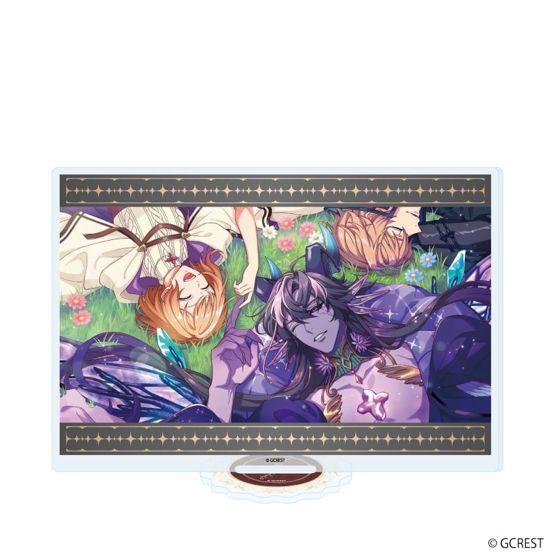 アクリルスタンド「夢職人と忘れじの黒い妖精」78/ナナシ&ブラト(公式イラスト)