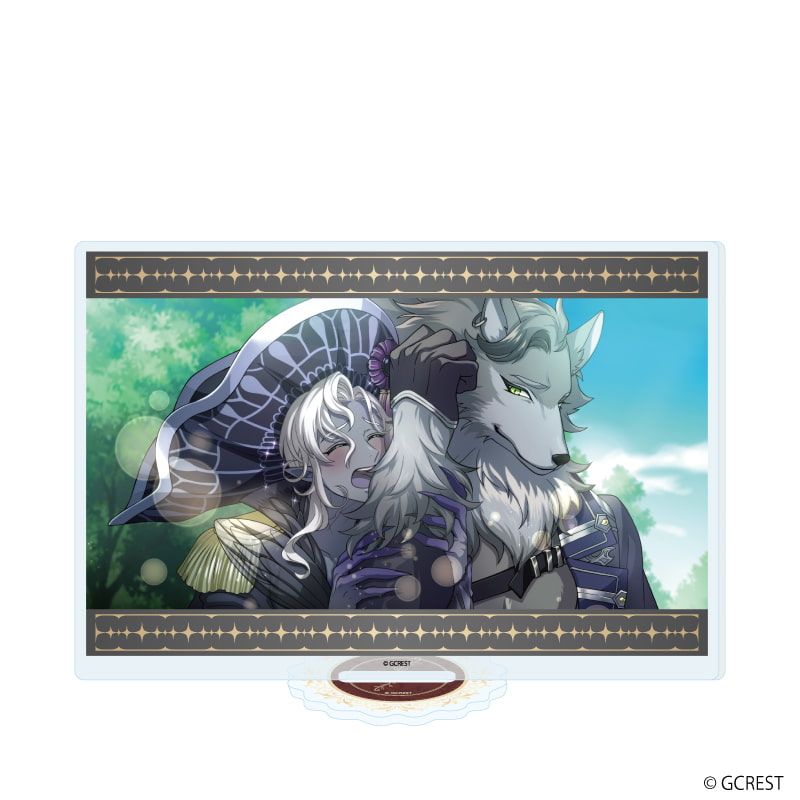 アクリルスタンド「夢職人と忘れじの黒い妖精」76/リュコス&ジュスト(公式イラスト)