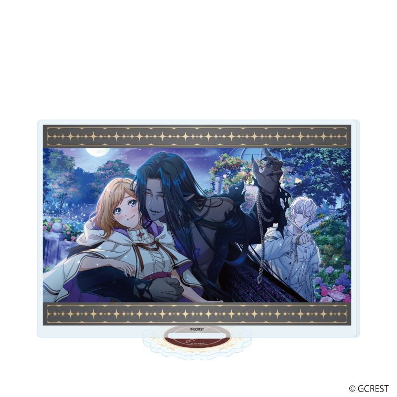 アクリルスタンド「夢職人と忘れじの黒い妖精」74/シハル&ベラノーラ(公式イラスト)