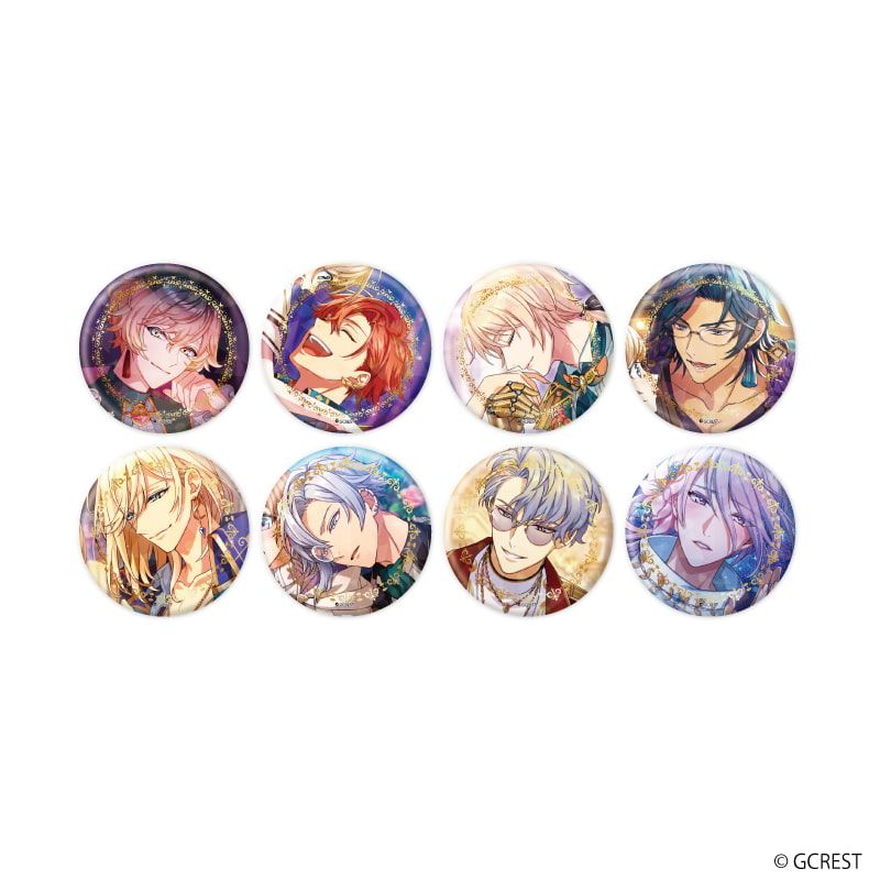 ホログラム缶バッジ(57mm)「夢職人と忘れじの黒い妖精」08/ファタ・ミュジカ&夢紡ぎ コンプリートセット(全8種)(公式イラスト)